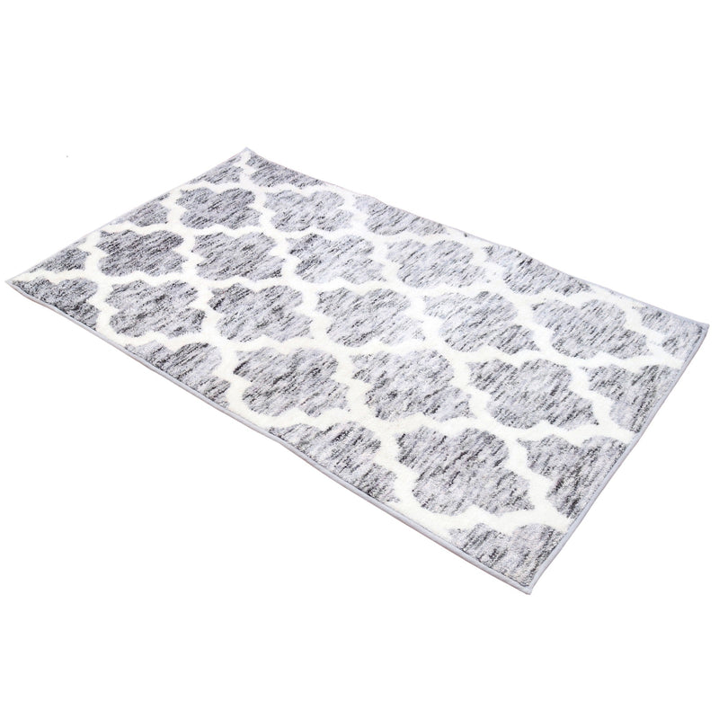 Arkwright Home Artistry Accent Rug 20x34 Quatrefoil (P-RA-2034QTF-LB) 1/EA