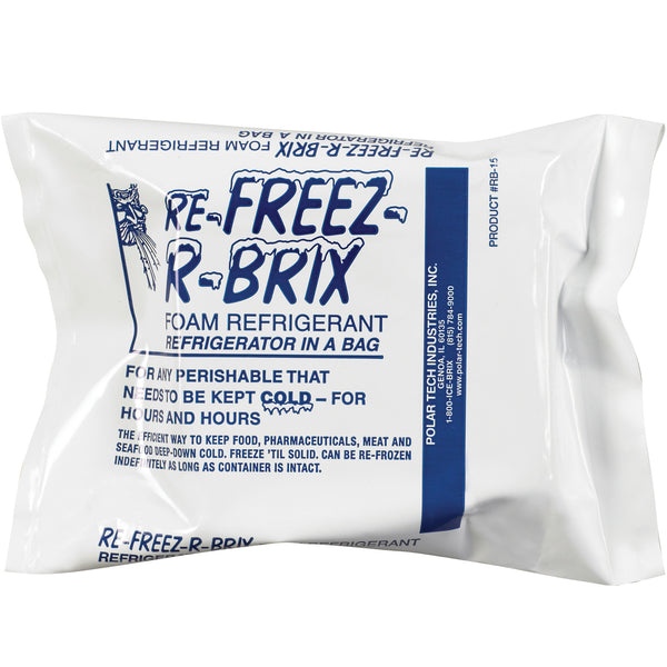 4 1/2 x 4 x 1 1/2" Re-Freez-R-Brix® Cold Bricks (RB15) Case Of 12
