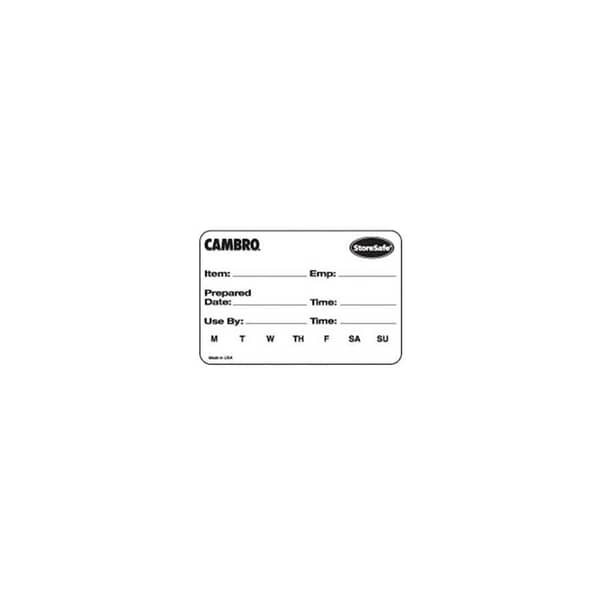 Misc Hardware 10046135 Storesafe Food Rotation Label, 2" X 3", (RES23SLB250) Roll