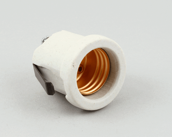 Leviton 8880 Porc Med Snap-In Lampholder (RES8880) Each