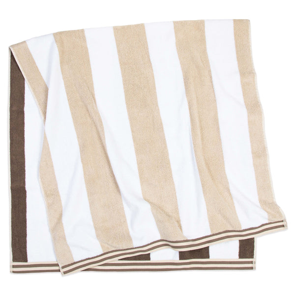 Aston & Arden Reversible Beach Towel 35x70 Brown/Beige (PNP-REV-CABANA-BRBG) 1/EA