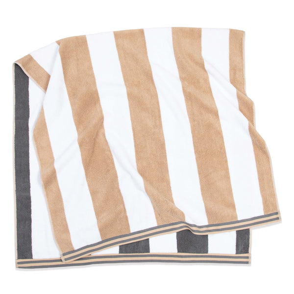 Aston & Arden Reversible Beach Towel 35x70 Grey/Tan (PNP-REV-CABANA-GYTN) 1/EA