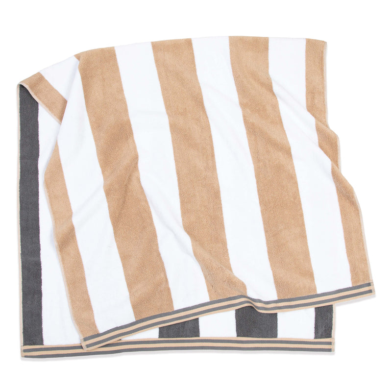Aston & Arden Reversible Beach Towel 35x70 Grey/Tan (PNP-REV-CABANA-GYTN) 1/EA
