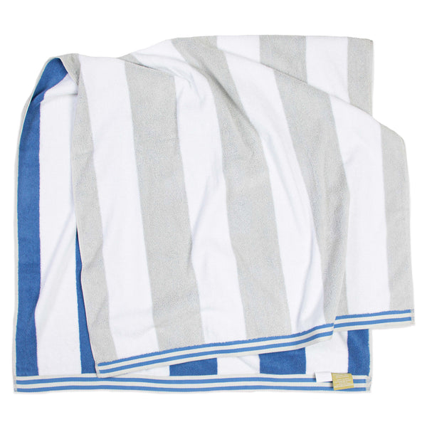 Aston & Arden Reversible Beach Towel 35x70 Grey/Blue (PNP-REV-CABANA-LGCF) 1/EA
