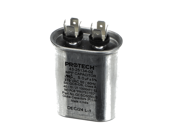 Rheem 43-25134-02 Run Capac 5 Mfd 370V Oval (RHM43-25134-02) Each