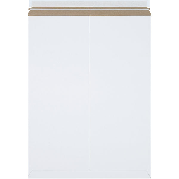 18 x 24" White Self-Seal Stayflats Plus® Mailers, Case Of 50 Case Of 50