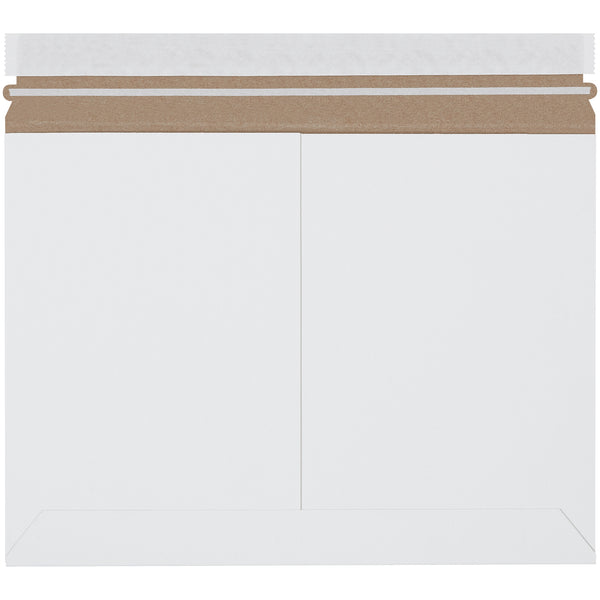 12 1/4 x 9 3/4" White Side Loading Stayflats Lite® Mailers, Case Of 100 Case Of 100