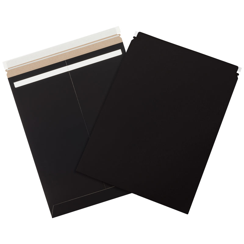 17 x 21" Black Self-Seal Stayflats Plus® Mailers (RM1721BK) Case Of 100