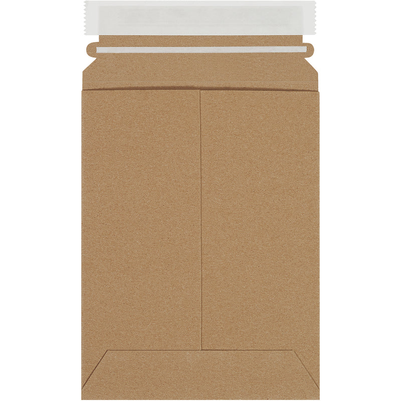 6 x 8" Kraft Self-Seal Stayflats Plus® Mailers, Case Of 100 Case Of 100