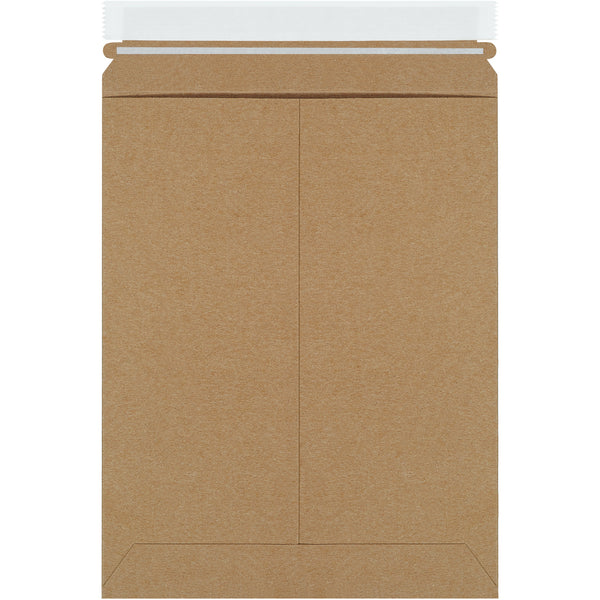 9 x 11 1/2" Kraft Self-Seal Stayflats Plus® Mailers, Case Of 100 Case Of 100