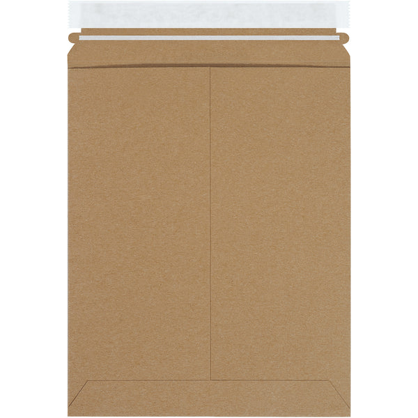 9 3/4 x 12 1/4" Kraft Self-Seal Stayflats Plus® Mailers, Case Of 100 Case Of 100