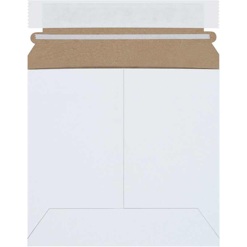 6 3/8 x 6" White Self-Seal Stayflats Plus® Mailers, Case Of 200 Case Of 200