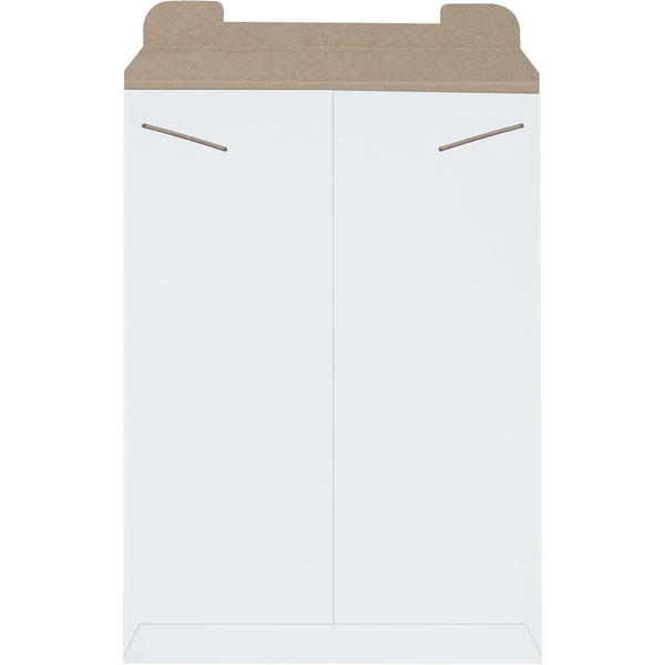 13 x 18" White Stayflats® Mailers, Case Of 100 Case Of 100