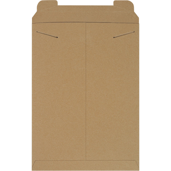 13 x 18" Kraft Stayflats® Mailers, Case Of 100 Case Of 100