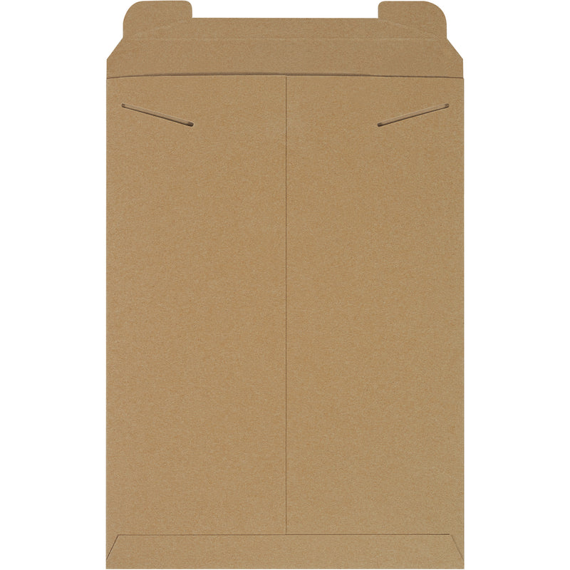 13 x 18" Kraft Stayflats® Mailers, Case Of 100 Case Of 100