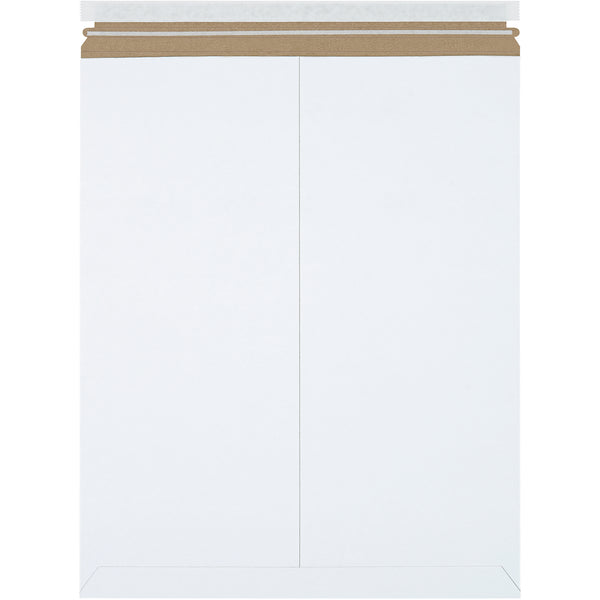 17 x 21" White Self-Seal Stayflats Plus® Mailers, Case Of 100 Case Of 100