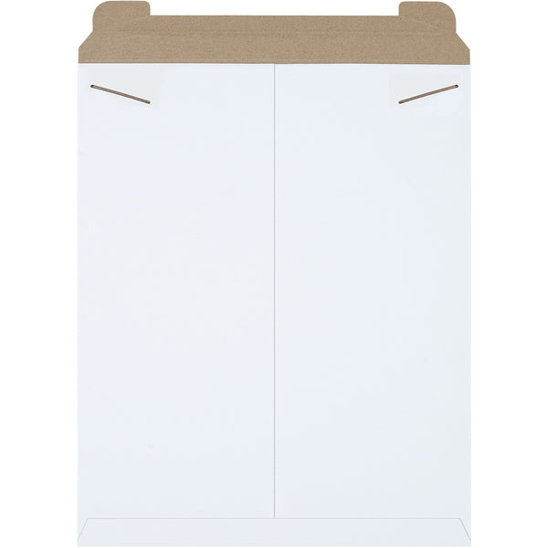 17 x 21" White Stayflats® Mailers, Case Of 100 Case Of 100