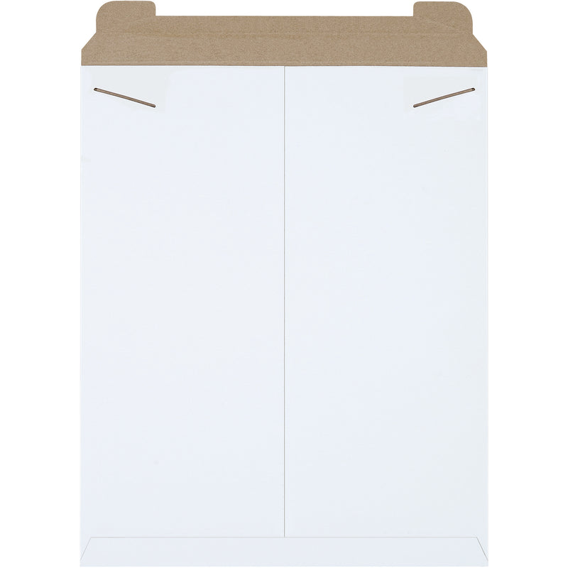 17 x 21" White Stayflats® Mailers, Case Of 100 Case Of 100