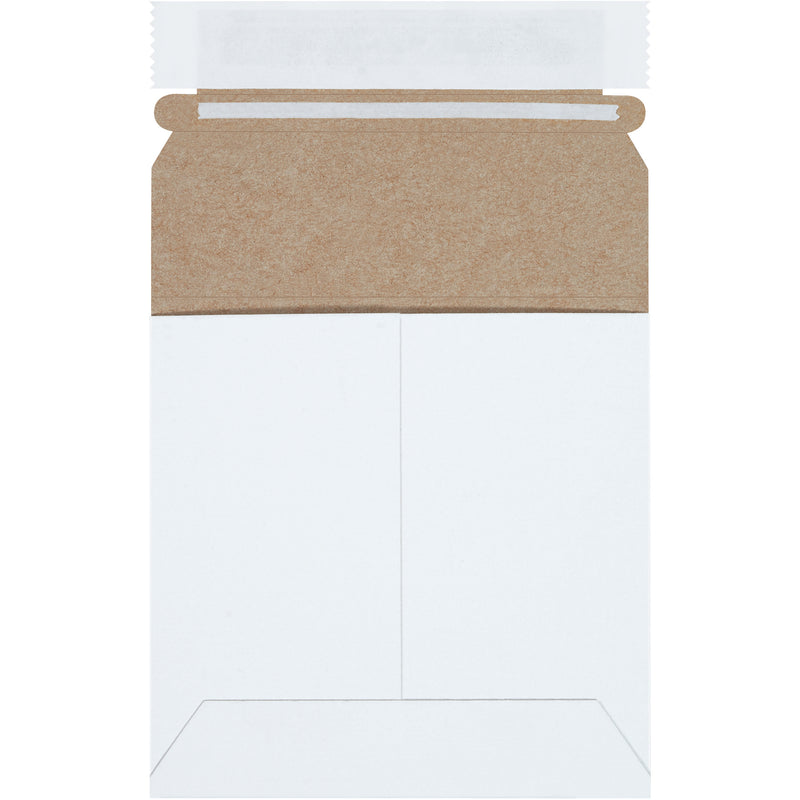 5 1/8 x 5 1/8" White Self-Seal Stayflats Plus® Mailers (RM8SS) Case Of 200