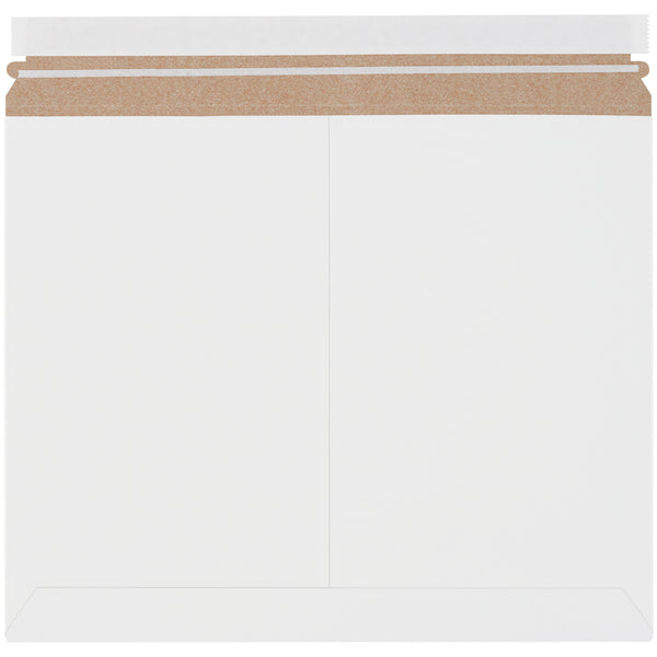 14 7/8 x 11 7/8" White Stayflats Lite® Mailers, Case Of 200 Case Of 200