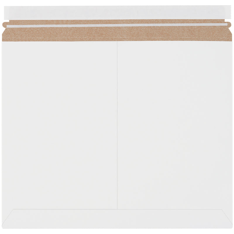 14 7/8 x 11 7/8" White Stayflats Lite® Mailers, Case Of 200 Case Of 200