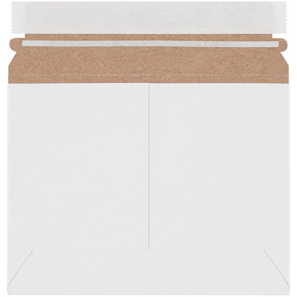 8 x 6" White Stayflats Lite® Mailers, Case Of 200 Case Of 200