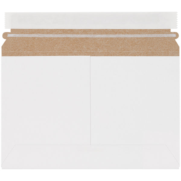 9 1/2 x 6" White Stayflats Lite® Mailers, Case Of 200 Case Of 200