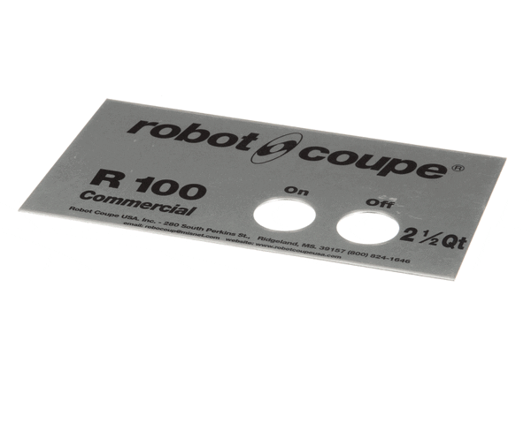 Robot Coupe 400541 R100Us Front Plate (ROB400541) Each