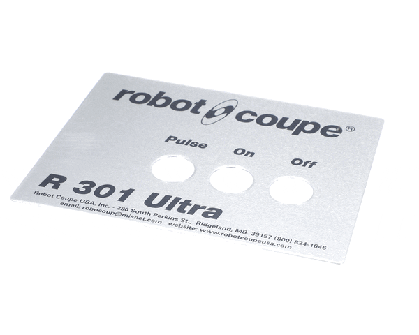 Robot Coupe 405865 Front Plate R301Ub Us (ROB405865) Each