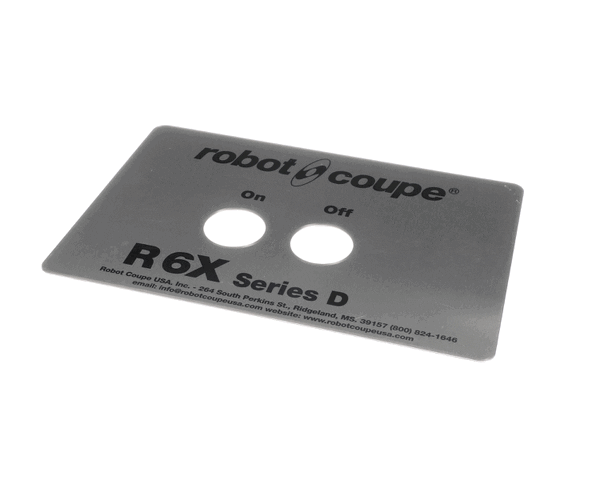 Robot Coupe 407233 Front Plate R6X Series D (ROB407233) Each