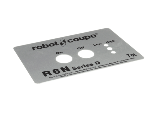 Robot Coupe 407234 Front Plate R6N Series D (ROB407234) Each