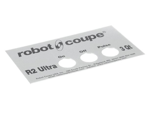Robot Coupe 407670 Front Plate R2U N Us (ROB407670) Each
