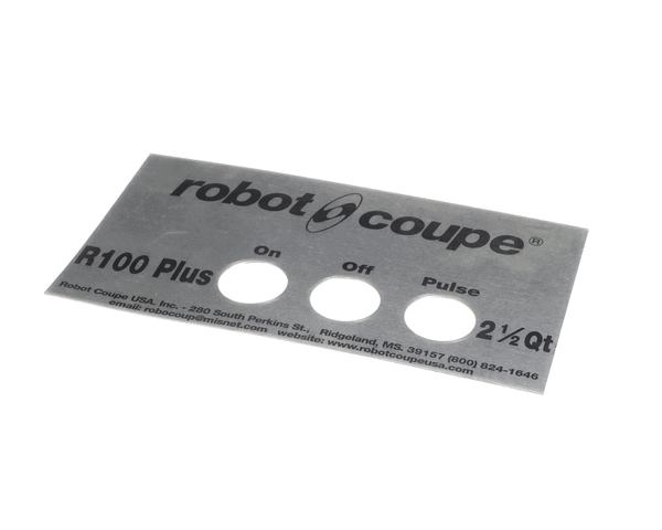 Robot Coupe 407677 Front Plate R100 Plus V2 (ROB407677) Each