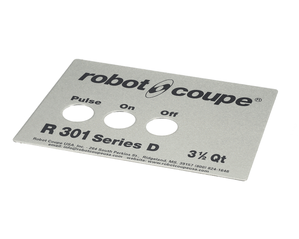 Robot Coupe 408016 R301 Series D Front Plate (ROB408016) Each