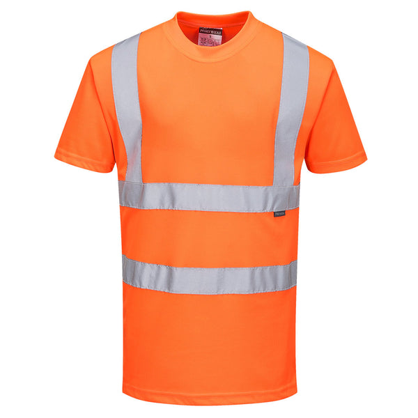 Portwest® Hi-Vis T-Shirt S/S , Orange, Size XXXL (RT23ORRXXXL) Each