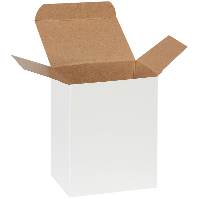 4 x 3 x 5" White Reverse Tuck Folding Cartons (RT8SCW) Case Of 250