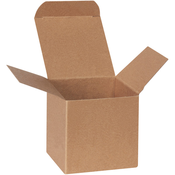 3 x 3 x 3" Kraft Reverse Tuck Folding Cartons (RTC60) Case Of 250