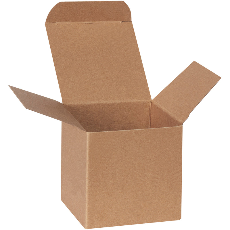 3 x 3 x 3" Kraft Reverse Tuck Folding Cartons (RTC60) Case Of 250