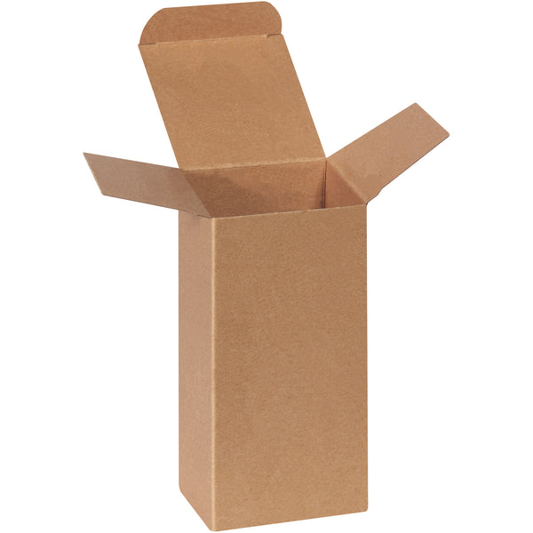 3 x 3 x 6" Kraft Reverse Tuck Folding Cartons (RTS22) Case Of 250