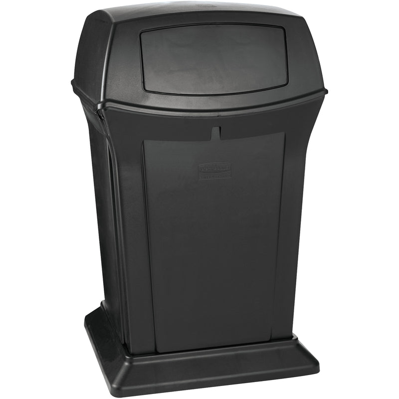 Rubbermaid® Ranger® Trash Can - 45 Gallon, 2-Way, Black (RUB435BL) Each