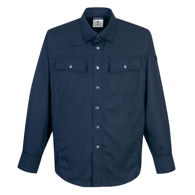 Portwest® KX3 Ripstop Shirt L/S, Dark Navy, Size S (S130DNRS) Each