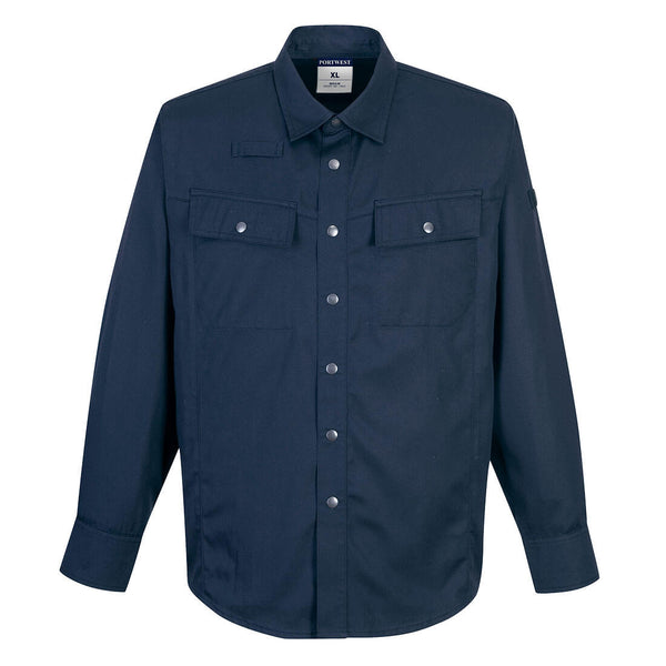 Portwest® KX3 Ripstop Shirt L/S, Dark Navy, Size L (S130DNRL) Each