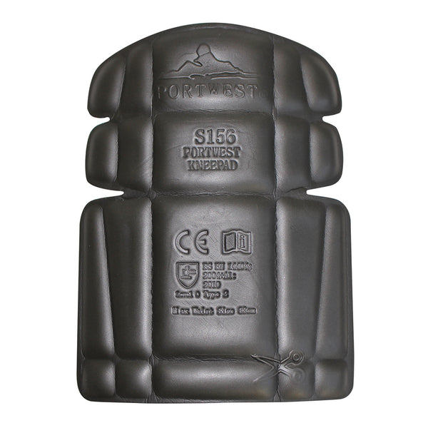 Portwest® Portwest Knee Pad, Black, Size  (S156BKR) Each