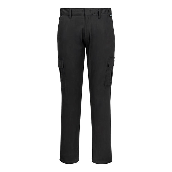 Portwest® WX2 Eco Flex Slim Combat Pants, Black, Size 36 (S231BKR36) Each