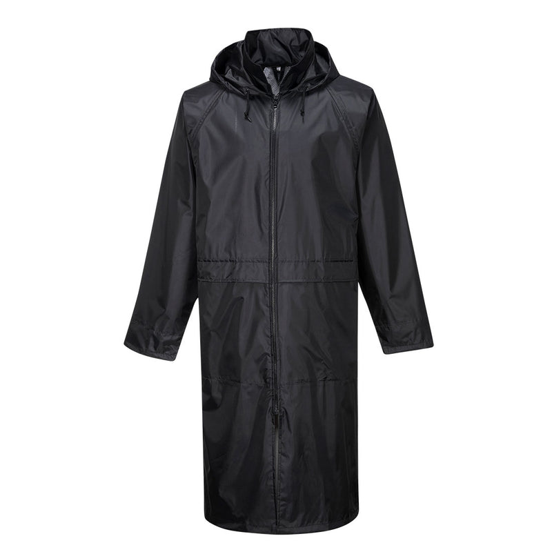 Portwest® Classic Rain Coat, Black, Size XXXL (S438BKRXXXL) Each