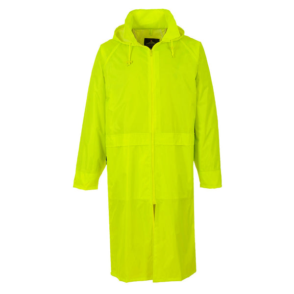 Portwest® Classic Rain Coat, Yellow, Size XXXL (S438YERXXXL) Each