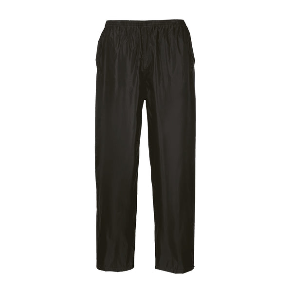 Portwest® Classic Rain Pants, Black, Size 6XL (S441BKR6XL) Each