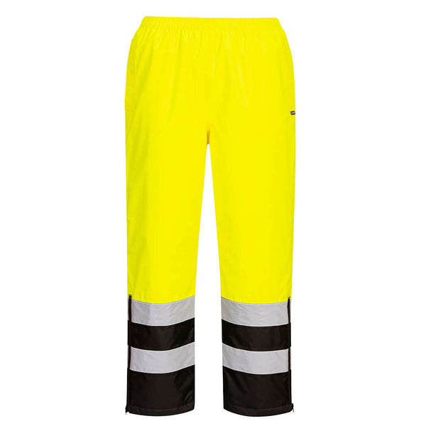 Portwest® Hi-Vis Contrast Winter Pants, Yellow/Black, Size XL (S598YBRXL) Each