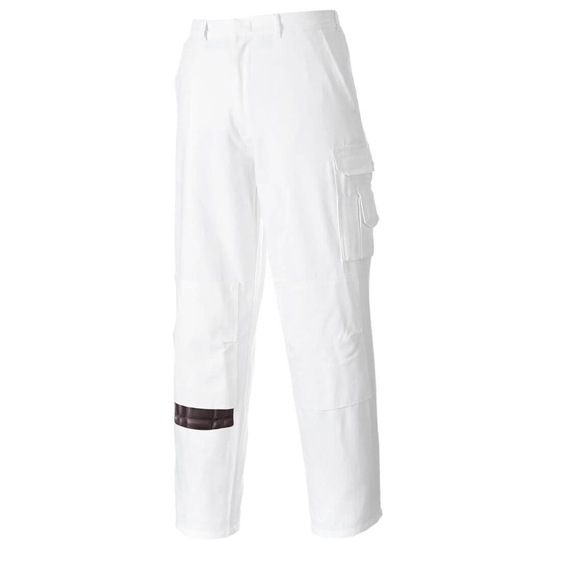 Portwest® Painters Pants, White, Size S (S817WHRS) Each