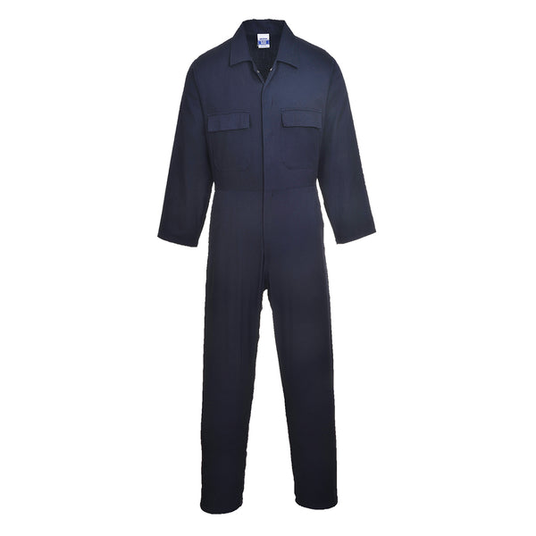 Portwest® Cotton Work Coverall, Navy, Size L (S998NARL) Each